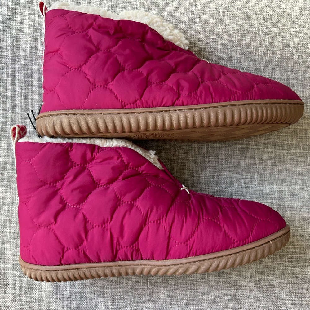 Dearfoams Warm Up Women's Ankle Boot Slipper